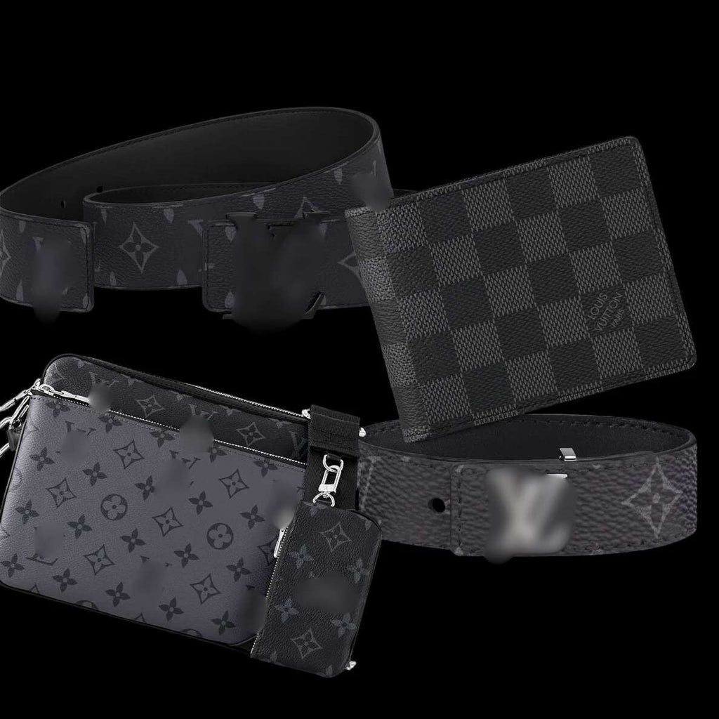 Ultimate LV Style Accessory Bundle Pack with Premium Wallets
